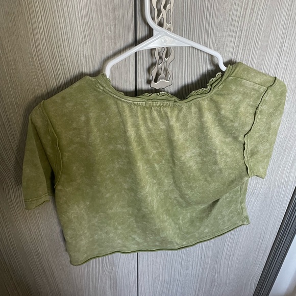 Green forever 21 crop top - Picture 2 of 2